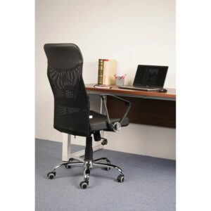 Nilkamal Acqua High Back Chair (Black)