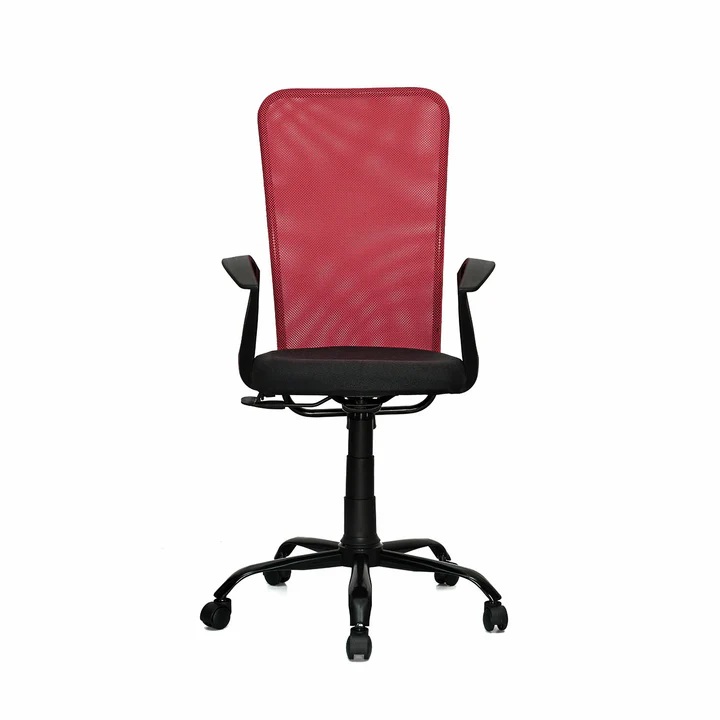 Nilkamal Hanoi Mid Back Mesh Office Chair (Maroon) 2