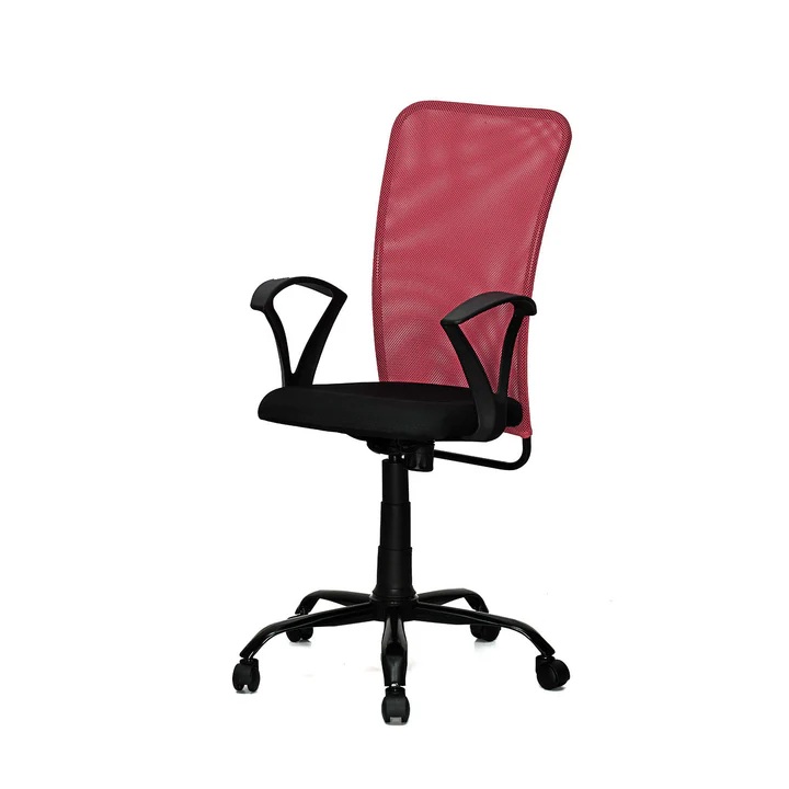 Nilkamal Hanoi Mid Back Mesh Office Chair (Maroon) 4