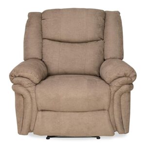 Nilkamal Lorenzo 1 Seater Manual Recliner Sofa (Beige)