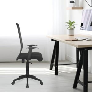 Nilkamal Thames High Back Mesh Chair (Black)