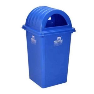 Nilkamal 80L Plastic Garbage Waste Bin (Blue)