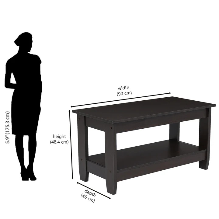 Nilkamal Baron Coffee Table (New Wenge) 8