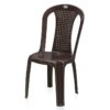 Nilkamal CHR4002 Plastic Armless Chair (Rose Wood) 7