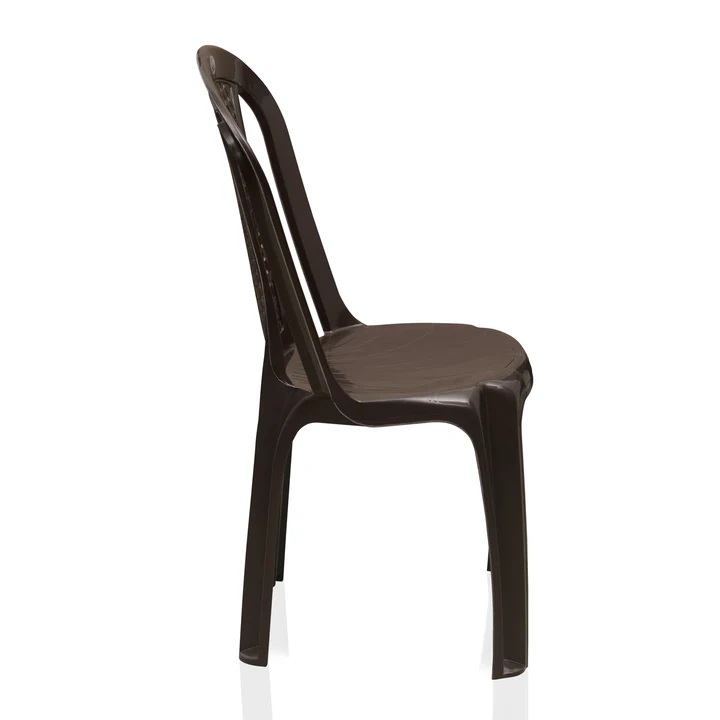 Nilkamal CHR4002 Plastic Armless Chair (Rose Wood) 8
