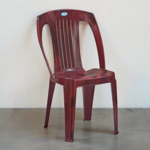 Nilkamal CHR4032 Plastic Armless Chair (Rose Wood)