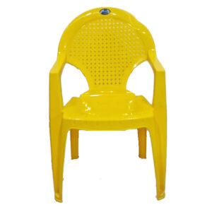 Nilkamal CHR5017 Plastic Baby Arm Chair (Mango Yellow)