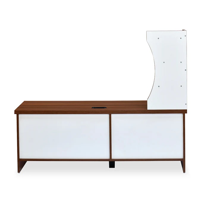 Nilkamal Caspian Wall Unit (Walnut and White) 5