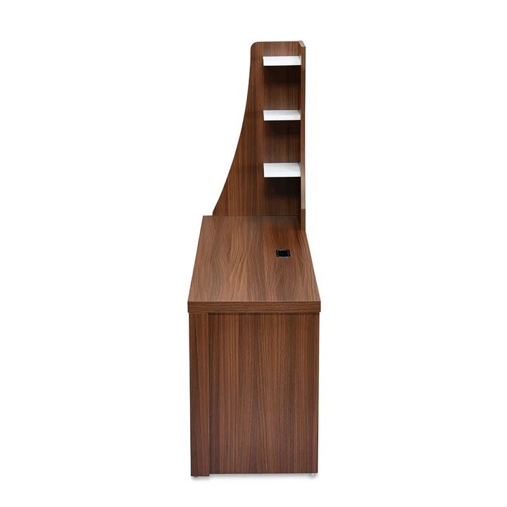 Nilkamal Caspian Wall Unit (Walnut and White) 6