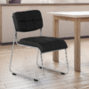 Nilkamal Contract 02 without Arm Visitor Chair (Black) 1