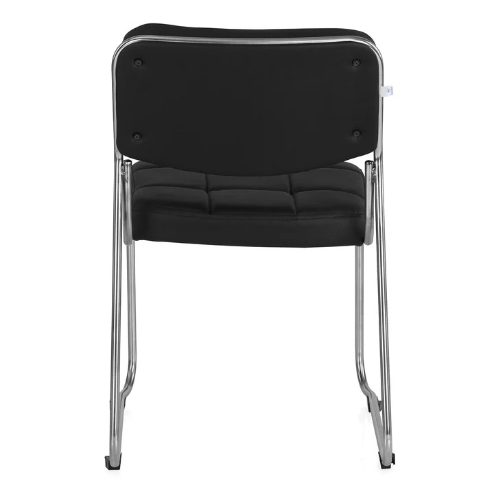 Nilkamal Contract 02 without Arm Visitor Chair (Black) 5