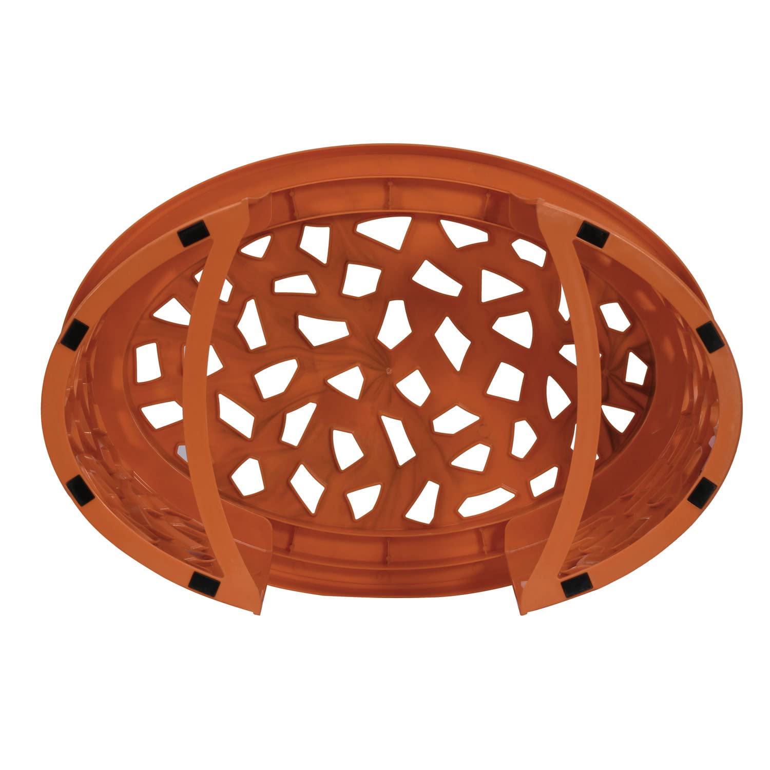 Nilkamal Crystal Plastic Centre Table (Canny Rust) 5