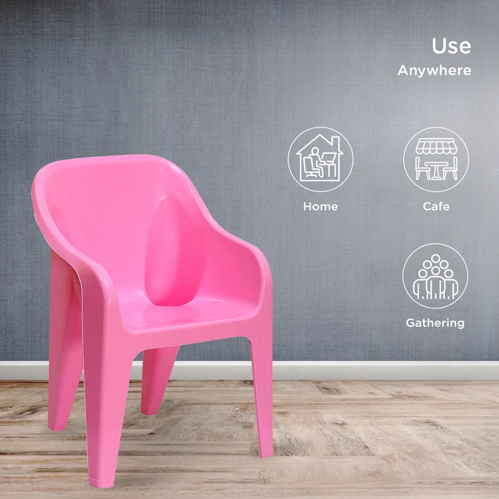 Nilkamal Eeezy Go Plastic Baby Arm Chair (Fairy Pink) 3