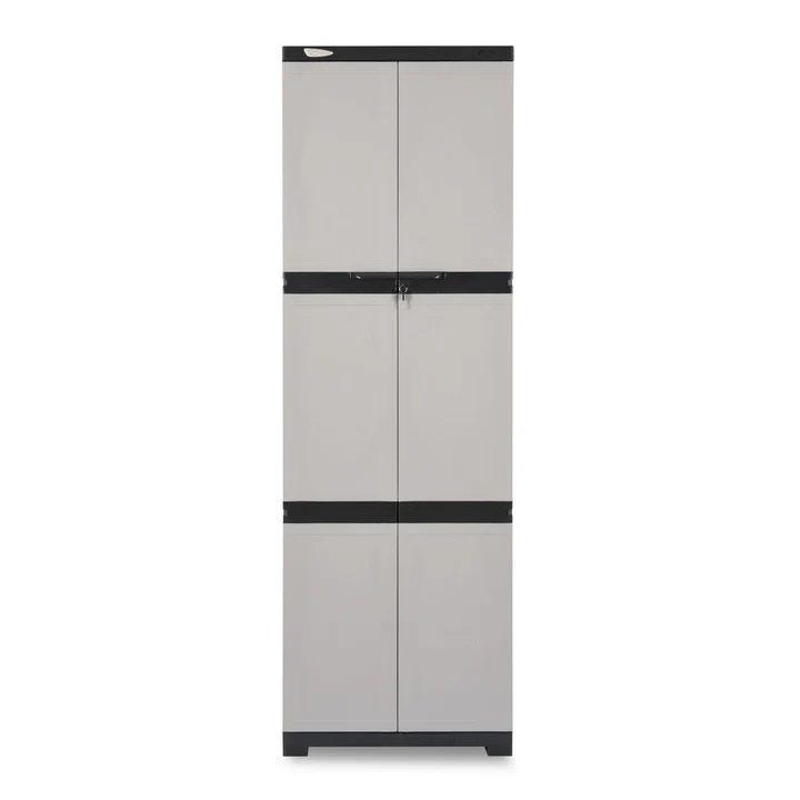 Nilkamal Freedom Mini Medium (FML) Plastic Cabinet for Storage(Grey Charcoal Grey) 2