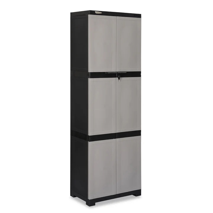 Nilkamal Freedom Mini Medium (FML) Plastic Cabinet for Storage(Grey Charcoal Grey) 3
