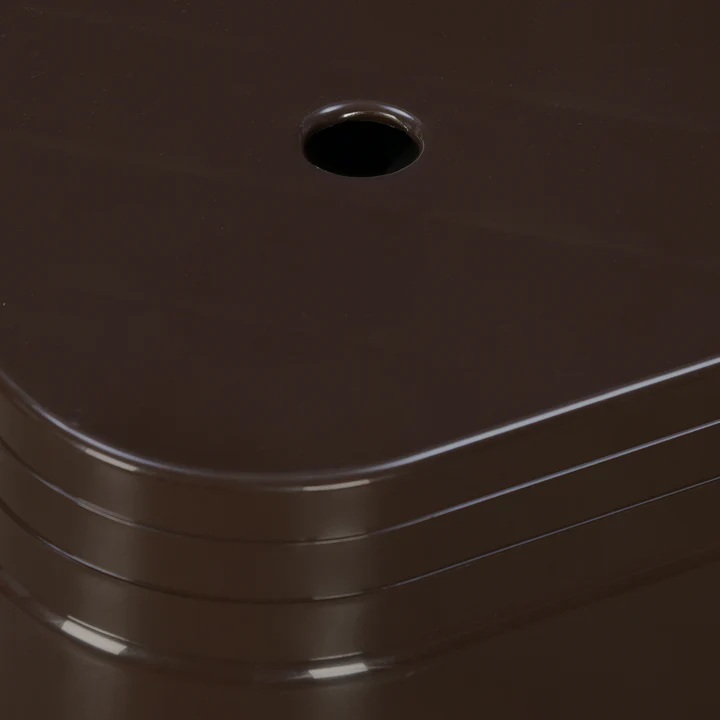 Nilkamal GOGO STL32 Plastic Stool (Season Rust Brown) 4