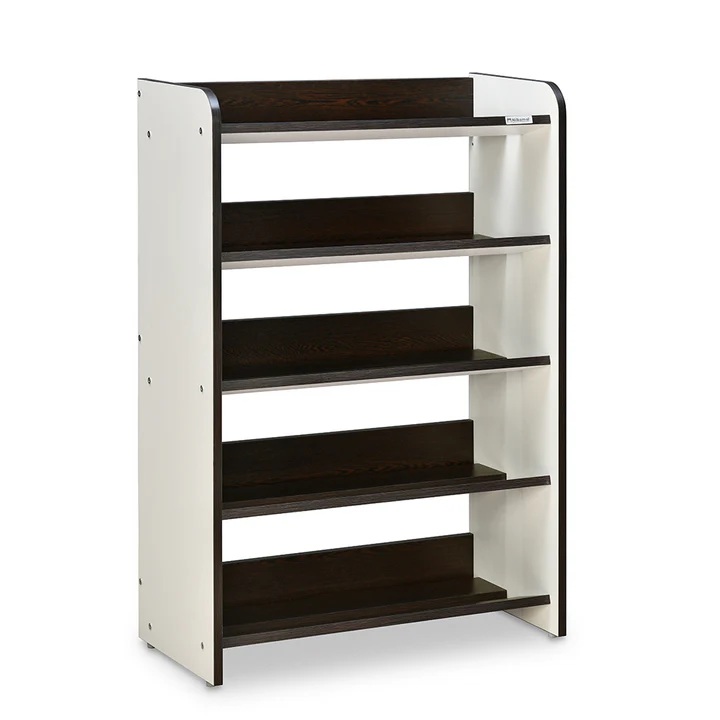 Nilkamal Itsy 5-Tier Shoe Rack (White & Wenge) 3