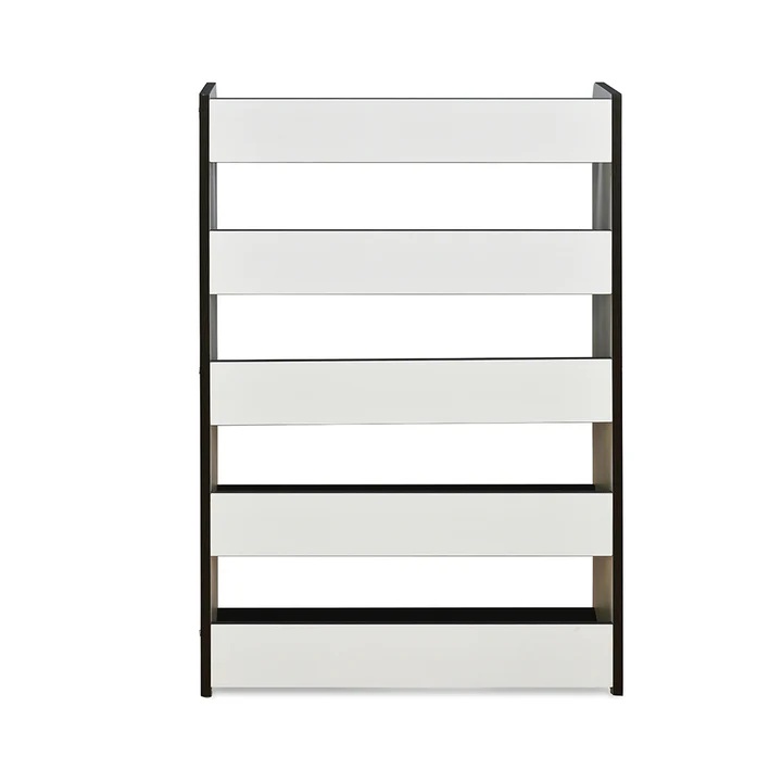 Nilkamal Itsy 5-Tier Shoe Rack (White & Wenge) 5