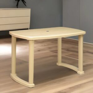 Nilkamal Marvel Dining Table (Marble Beige)