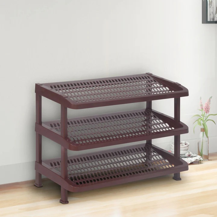 Nilkamal Multipurpose Rack 03 (Maroon) 1
