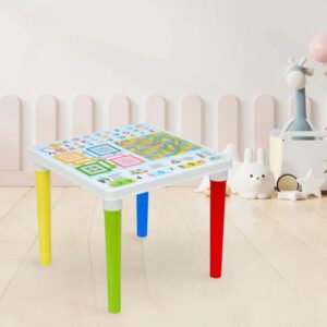 Nilkamal Nilkamal Genius Kids Ludo Table (Milky White)
