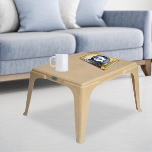 Nilkamal Nova Plastic Center Table (Marble Beige)