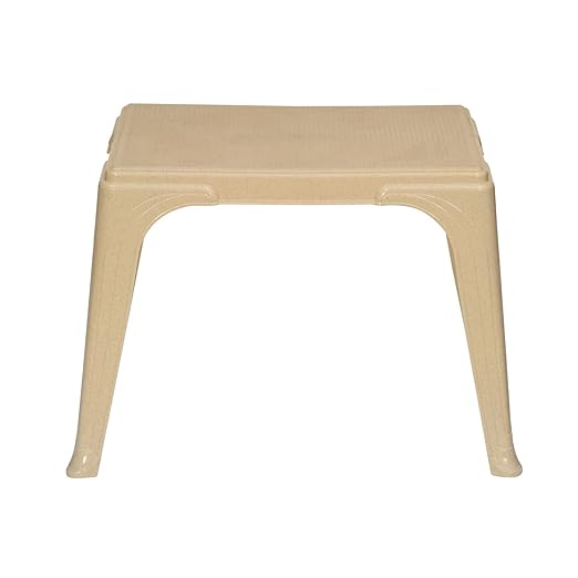 Nilkamal Nova Plastic Center Table (Marble Beige) 2