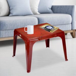 Nilkamal Nova Plastic Center Table (Rose Wood)