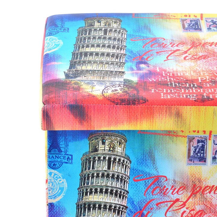 Nilkamal Pisa Folding Storage Ottoman (Assorted) 5