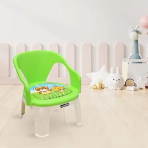 Nilkamal Pups Kids Plastic Chair (Green)