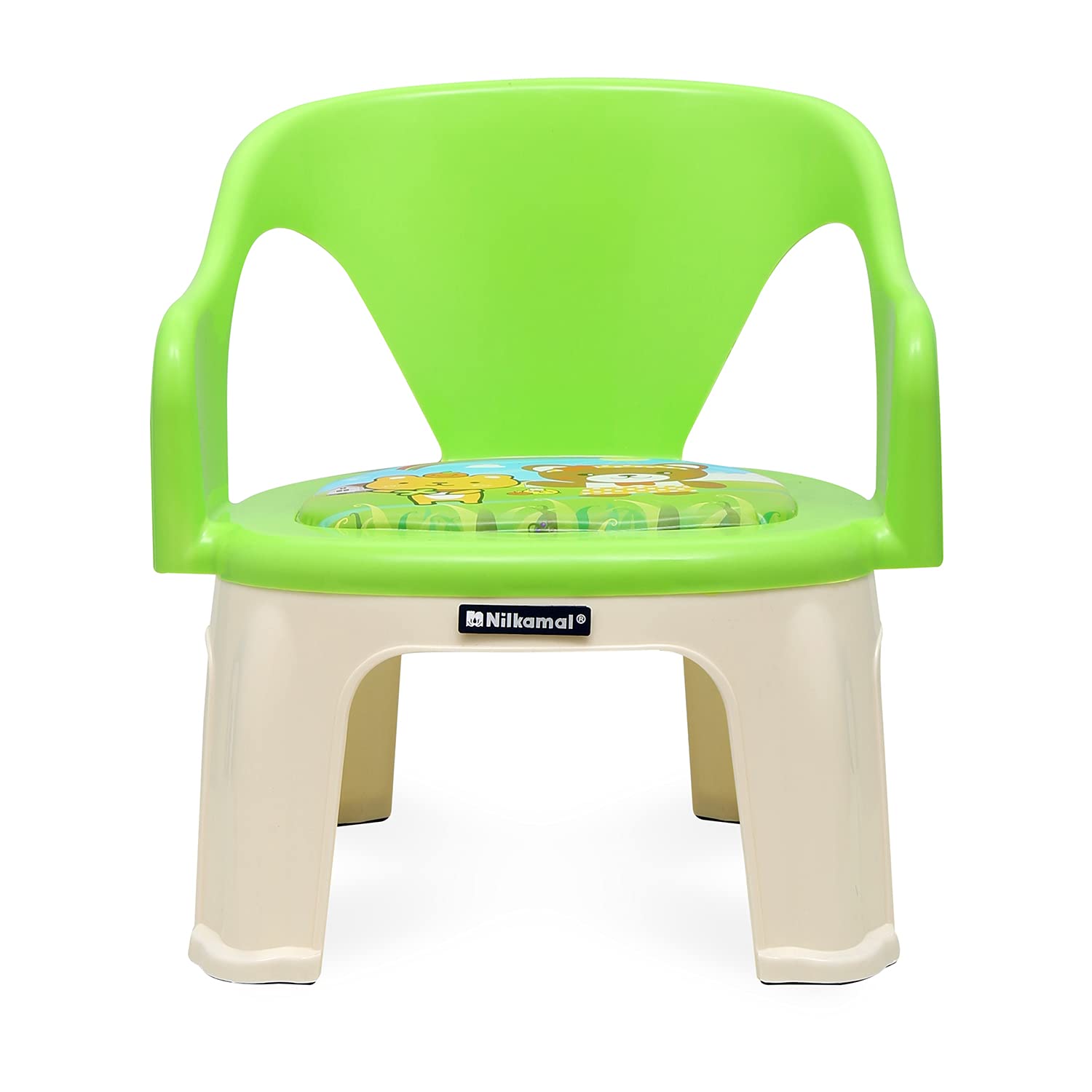Nilkamal Pups Kids Plastic Chair (Green) 2