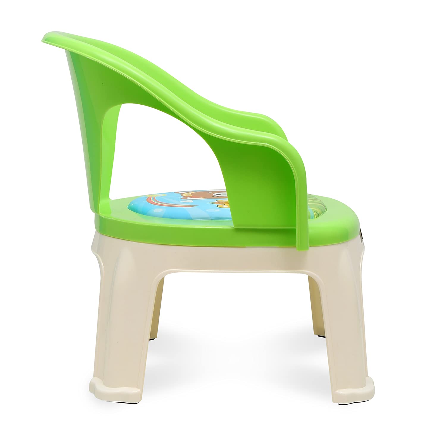 Nilkamal Pups Kids Plastic Chair (Green) 4