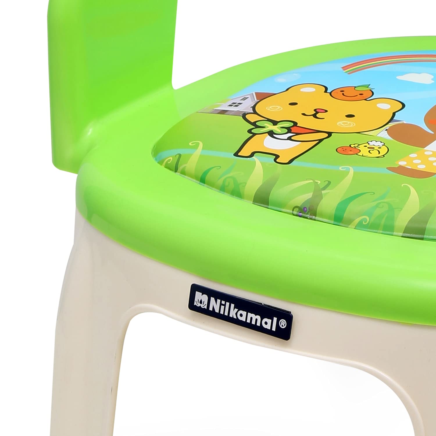 Nilkamal Pups Kids Plastic Chair (Green) 6