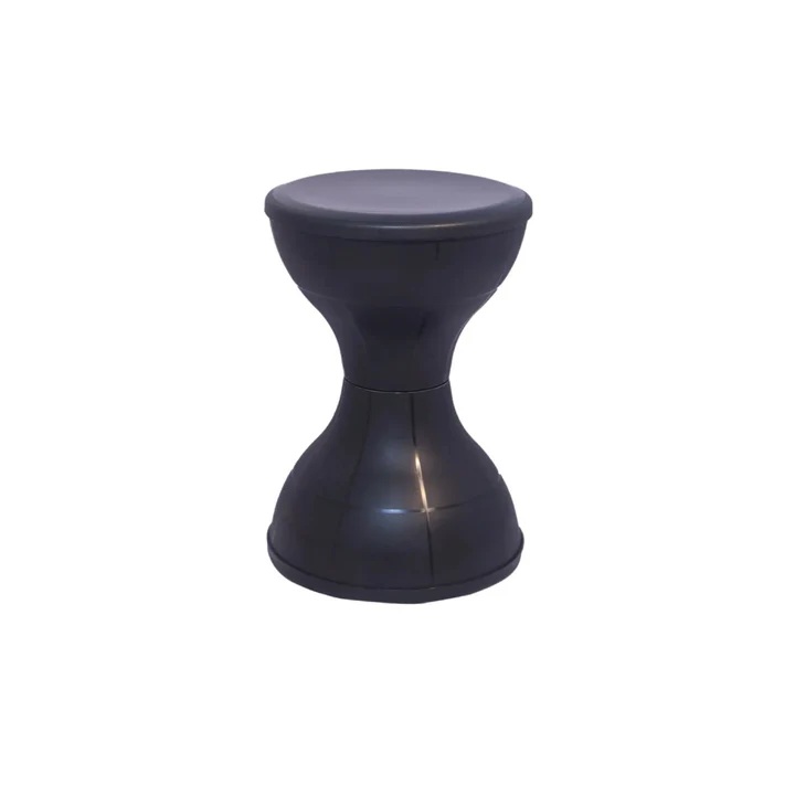 Nilkamal STL12 Plastic Stool (Black) 2