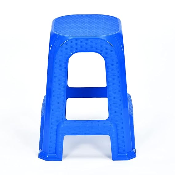 Nilkamal STL26 Plastic Stool (Deep Blue) 3
