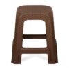 Nilkamal STL26 Plastic Stool (Season Rust Brown) 3