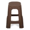 Nilkamal STL26 Plastic Stool (Season Rust Brown) 4