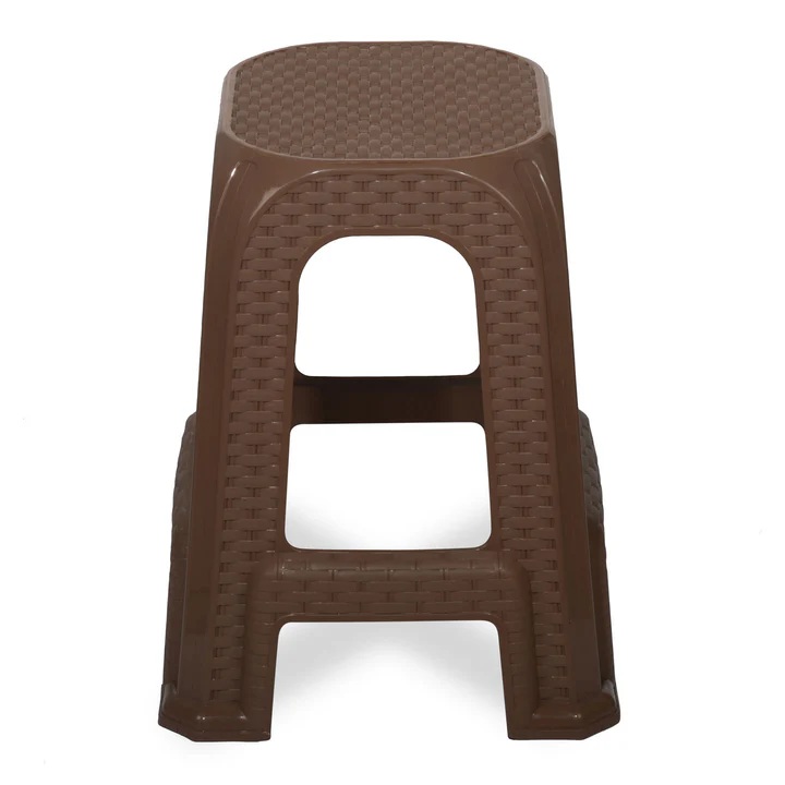 Nilkamal STL26 Plastic Stool (Season Rust Brown) 4