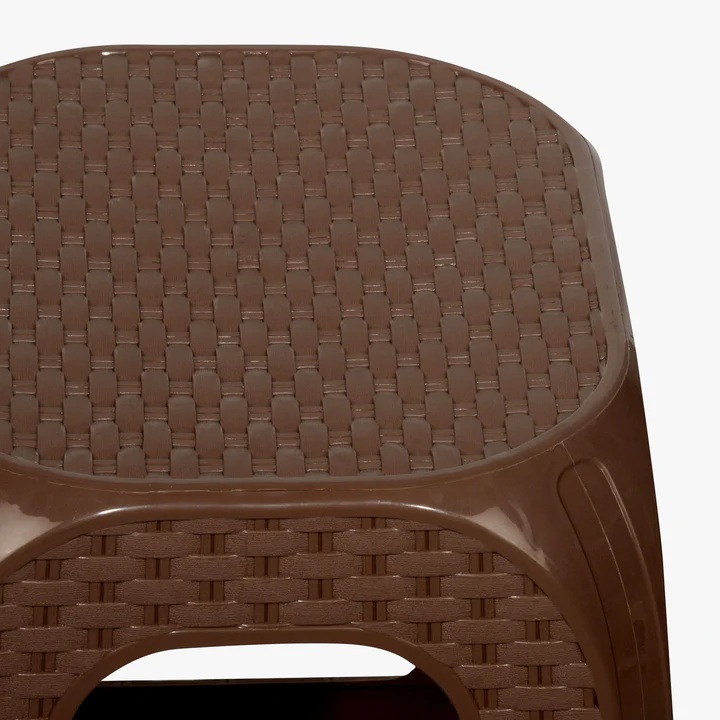 Nilkamal STL26 Plastic Stool (Season Rust Brown) 5