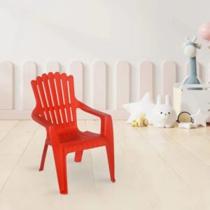 Nilkamal TOYCHR5026 Plastic Kids Arm Chair (Gem Red)
