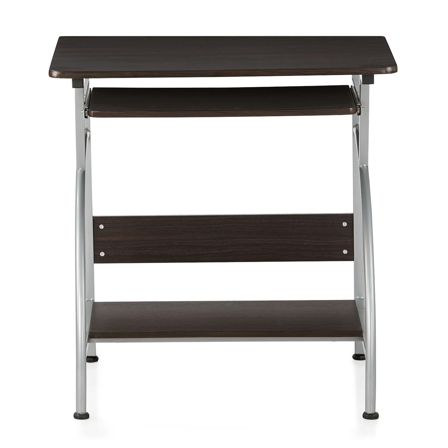 Nilkamal Vibe Computer Table (Black-Walnut) 2