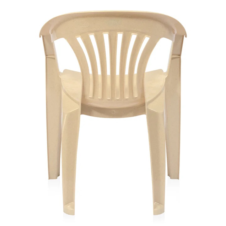 Nilkamal CHR2101 Plastic Arm Chair (Marble Beige) 9