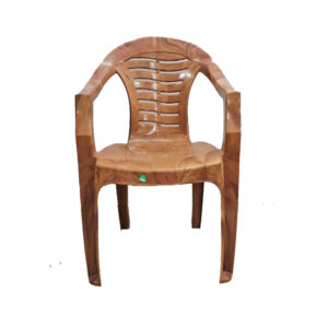Nilkamal CHR2160 Plastic Arm Chair (Pear Wood)