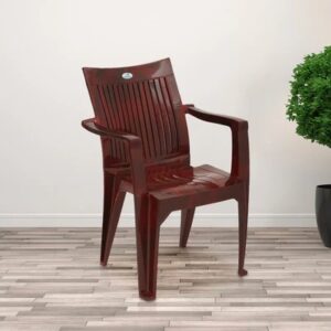 Nilkamal CHR2209 Plastic Arm Chair (Rose Wood)