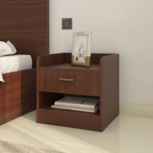 Nilkamal Calipso Night Stand (Classic Plank Walnut)