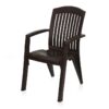 Nilkamal Heritage Plastic Arm Chair (Weather Brown) 6