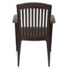 Nilkamal Heritage Plastic Arm Chair (Weather Brown) 9