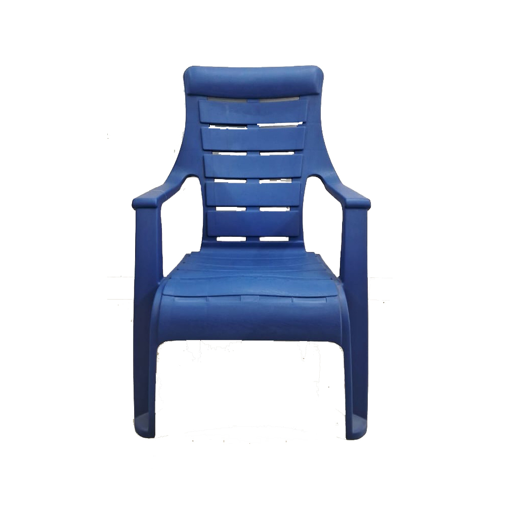 Nilkamal Sunday Plastic Arm Chair (Pacific Blue) 1