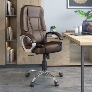 Nilkamal Kyoto High Back Office Chair (Brown)