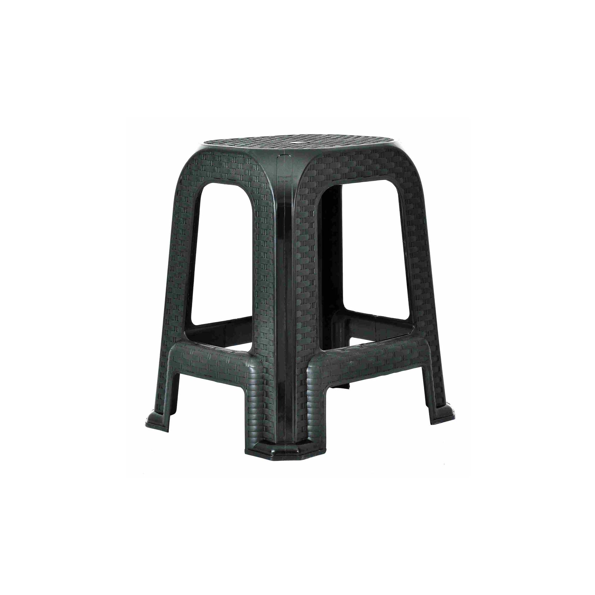 Nilkamal STL26 Plastic Stool (Iron Black) 3